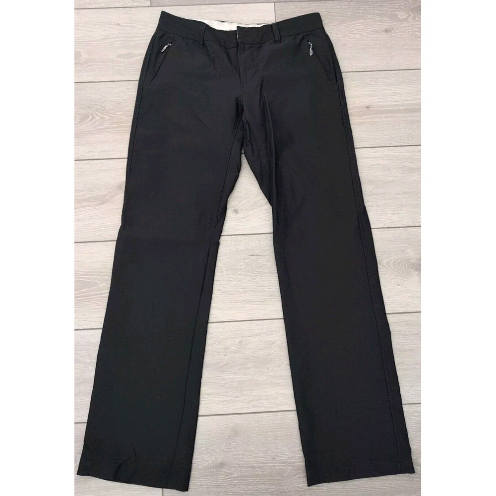 The North Face Black Zipped Pocket Flat Front Straight Leg Chino Pants Size 4